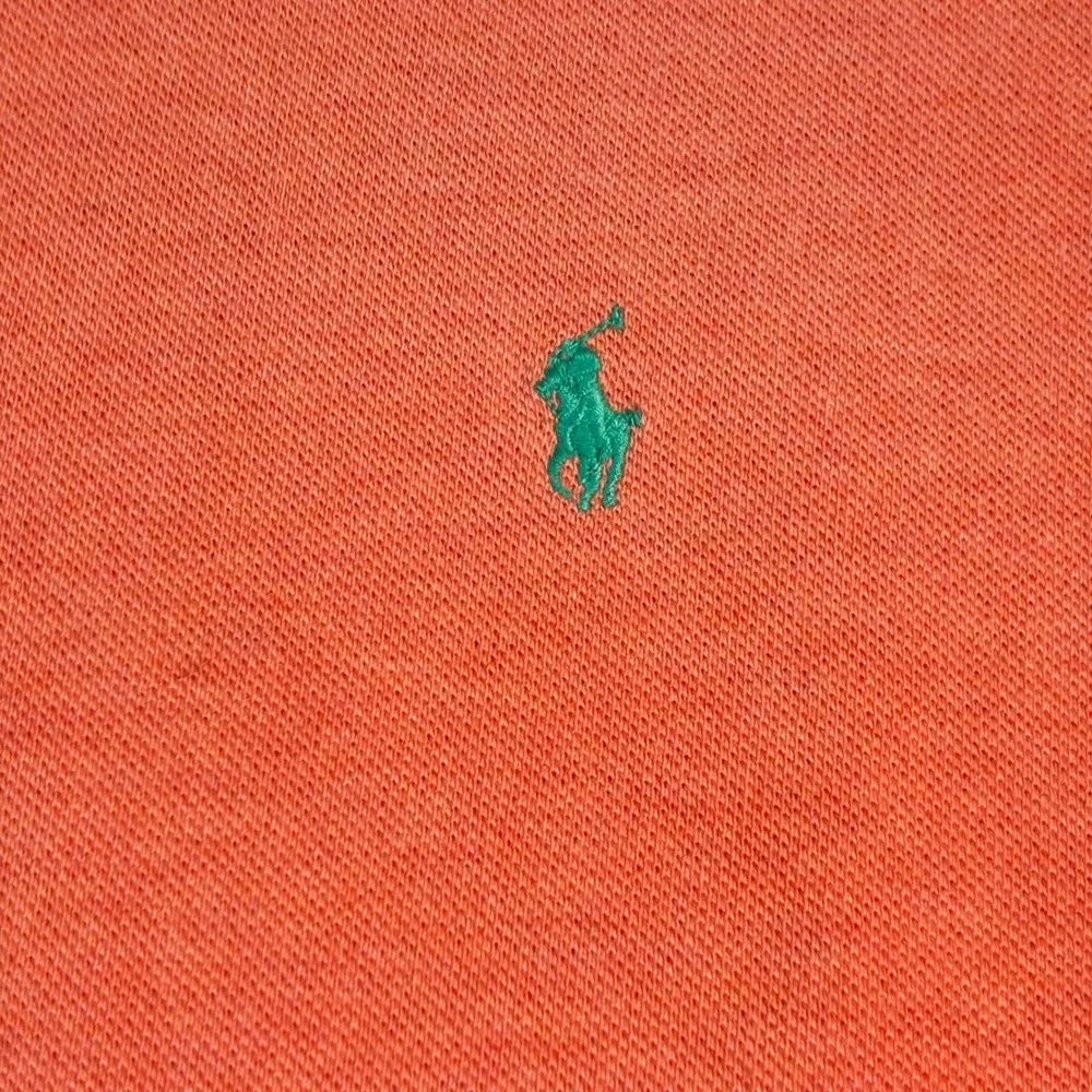 Polo Ralph Lauren Polo Shirt Mens XXL Coral Orange Pique Short‎ Sleeve